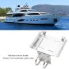 Asixxsix Stanchion Rail Horizontal Mount Anchor Bracket Holder, Stainless Steel Horizontal Stanchion Rail Mount Anchor Bracket, 35lbs Load Capacity, for Marines Boats Yachts Ships (Large view 3