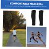 Sosoport 2pairs Calf Compression Sleeves for Sports Elastic Calf Support Braces Polyester Material for Outdoor Activities Sports Enthusiasts Youth Adult view 2