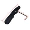 Skate Lace Tightener, 3.74in* 0.6in Sports Folding Lace Tightener Ice Skating Shoes Lace Tightening Tool for Ice Skates Shoes Hockey Ice Skate Shoes Trampoline Spring Hook view 2
