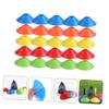 BESPORTBLE 25pcs Multi-Function Soccer Training Cones for Agility Drills Brightly Colored Obstacle Markers for Football and Sports Practice for Boys and Girls and Teams view 3