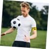 STOBOK 3pcs Portable Captain Armbands Wear-Resistant Arm Bands for Soccer Basketball and Team Sports Youth Elastic Armbands for Improved Teamwork and Visibility view 4
