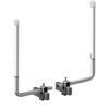 Oceansouth Boat Trailer Guide-ons for Rectangular Beam Trailers, One Pair Galvanized Trailer Guides, Adjustable Width, Mounting Parts Included (Pole Height 22") travel fishing pole trailer accessories view 3