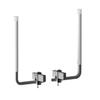 Oceansouth Boat Trailer Guide-ons for Rectangular Beam Trailers, One Pair Galvanized Trailer Guides, Adjustable Width, Mounting Parts Included (Pole Height 22") travel fishing pole trailer accessories view 4