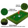 Floating Golf Game, Floating Chipping Green Mat with Stainless Steel Hole Cups, Portable Floating Golf Green for Pool, Fun to Play All Day, Perfect Golf Gift for Friend Family Golfers view 3