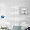 HYQFSAD White Brick Pattern Self Adhesive 3D Wall Stickers Wallpaper, Waterproof Vinyl Self Adhesive Self Adhesive Removable Wallpaper for Dining Room Background Wall (Size : 3m) view 3