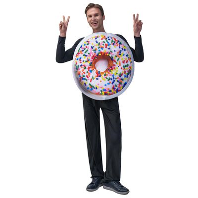 KalcyKizz Adult Donut Costume, One Size (White)
