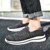 Men's Breathable Loafers Men's Casual Non-Slip Walking Shoes Slip On Comfortable Non-Slip Lightweight Casual Shoes (Color : Dark Gray, Size : 8.5) view 3