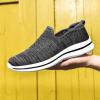Men's Breathable Loafers Men's Casual Non-Slip Walking Shoes Slip On Comfortable Non-Slip Lightweight Casual Shoes (Color : Dark Gray, Size : 8.5) view 4