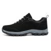 Men's Anti-Slip Wear-Resistant Hiking Shoes Men's Running Shoes Ultralight Breathable Comfortable Walking Shoes Fashion Lace-Up Sneakers (Color : Black, Size : 11) view 3