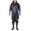 Hip Waders Men and Women's Full Body Waterproof Clothing with Wading Boots, Integrated Zippered Rubber Gloves Fishing Pants (Color : Black2, Size : 10) view 1