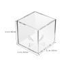 2 Sets Baseball Holder Display Case Golf Ball Displays for Memorabilia Baseball view 2