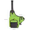Adjustable Belt Fishing Gear Pack, Portable Multifunctional Waist Bag for Outdoor Fly Fishing - Fishing Tackle Bag with Versatile Features(Green) view 3