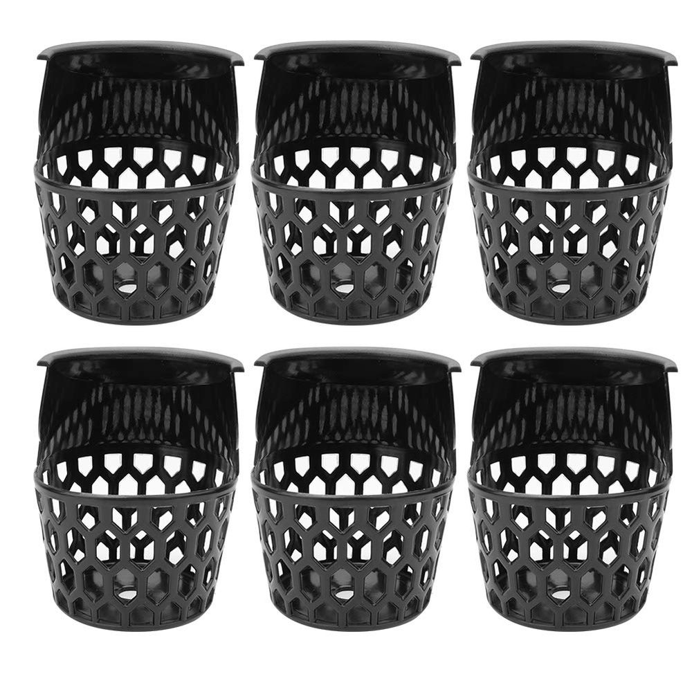 Pool Table Pockets - 6PCS Plastic Snooker Baskets - Convenient Billiard Storage Solution - Billiards Pool Snooker Table Accessories(16cm)