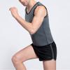 Maiyifu-GJ Mens Body Shaper Sweat Vest Compression Muscle Tank Sleeveless Undershirt Waist Trainer Slimming Workout Vest (Grey,Medium) view 4