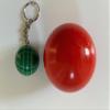 BuyBocceBalls Official Tournament-Grade Bocce Accessory  60mm Red Pallino with Key Chain view 1