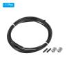 PATIKIL 10Ft Speed Jump Rope Replacement Cable, 2.5mm Professional Skipping Rope Steel Wire Replace for High Speed Jump Ropes, Black view 3