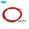 PATIKIL 10Ft Speed Jump Rope Replacement Cable, 2 Pack 2.5mm Professional Skipping Rope Steel Wire Replace for High Speed Jump Ropes, Red view 3