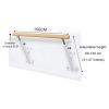 PAHION Ballet Barre Wall Mount Solid Wood Ballet Bar Heavy Duty Liftable Dancing Pole for Adults Kids for Home Barre Movements Body Stretch Practice Your Foot Positions view 4