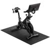 Bike Mat | 6mm, 30" x 72" Exercise Bike Mat/Treadmill Mat for Hardwood Floors or Carpet, Non-Slip Sweat-Proof Exercise Equipment Mat for Bike Trainer/Stationary Spin Bike/Indoor Cycling view 1