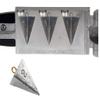 BT Outdoors Pyramid Sinker, Aluminum, Fishing-Pyramid-Sinker, Fishing Weight, 2 oz, Silver, Pyramid view 1