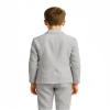 Boys' Suits Kids Boys Suit Easter Outfits for Toddler Boys Vest and Pants Set Ring Bearer Outfits Light Gray Size 2 view 3