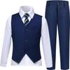 Boys Suit Kids Black Suits for Boys Dress Clothes Ring Brarer Suit Toddler Easter Outfits Size 14 view 2