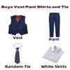 Boys Suit Kids Black Suits for Boys Dress Clothes Ring Brarer Suit Toddler Easter Outfits Size 14 view 3