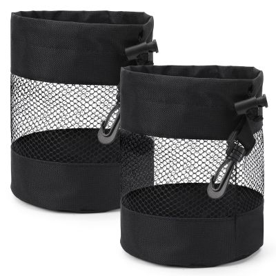 2Pcs Golf Balls Storage Bag,Nylon Mesh Golf Ball Bags, Golf Pouch Bags Golf Ball Pouch Drawstring Golf Tees Pouch Bag Golf Bag Organizer Golf Ball Holder