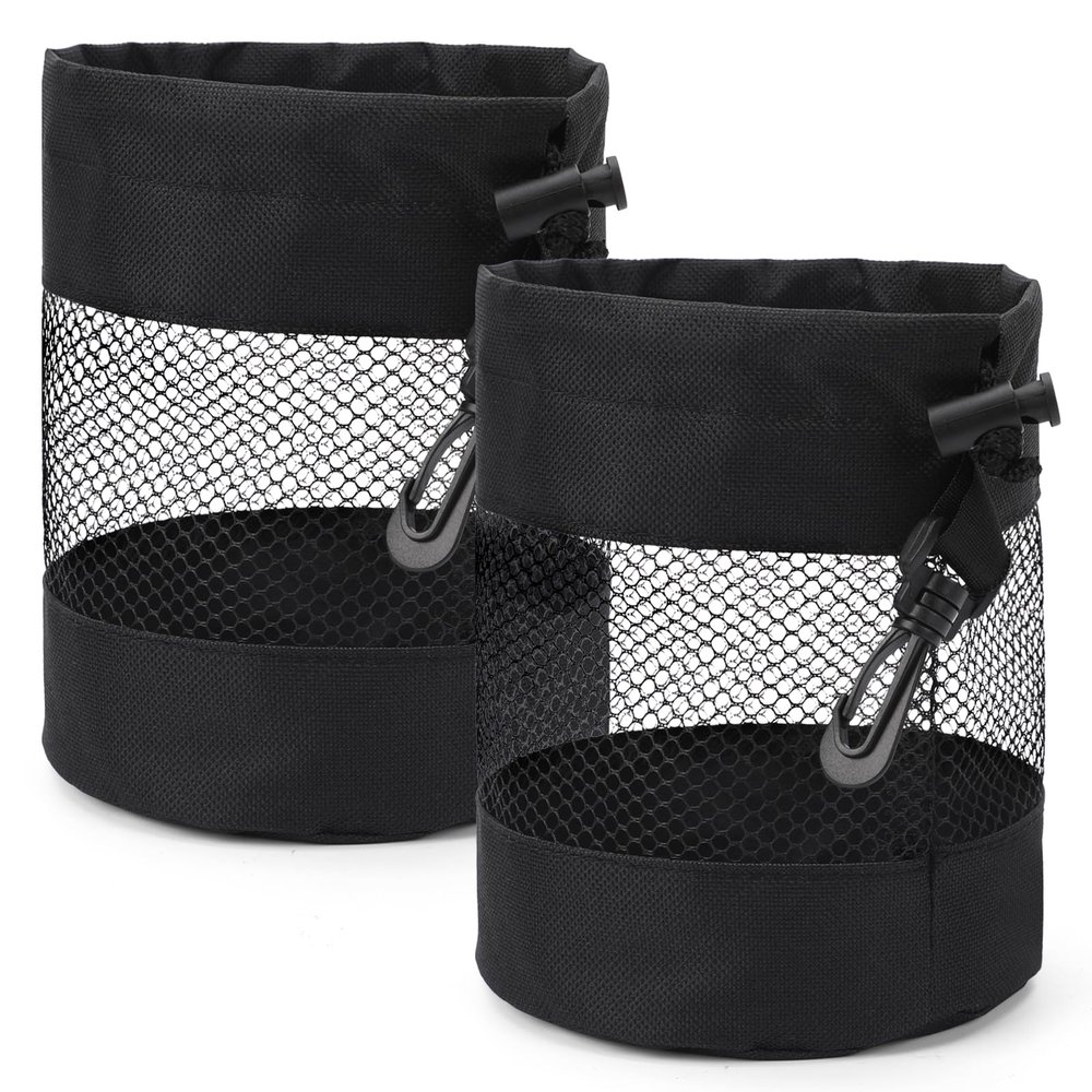 2Pcs Golf Balls Storage Bag,Nylon Mesh Golf Ball Bags, Golf Pouch Bags Golf Ball Pouch Drawstring Golf Tees Pouch Bag Golf Bag Organizer Golf Ball Holder