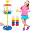 Meooeck 42 Inches Mini Disc Golf Baskets with 10 Flying Discs Golf Starter Set for Indoor Outdoor Yard and Beach Games(Chic Color) view 1