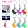 6Pcs Table Tennis Keyfob Mini Table Tennis Racket Keyring Bat Key Chain Keyfob Bag Hangings view 3