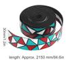 Bewinner Handlebar Damping Wrap Fixing Strap, Lightweight Shockproof Nonslip Handle Tape Suitable for Road (Green red White) view 3