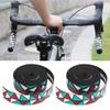 Bewinner Handlebar Damping Wrap Fixing Strap, Lightweight Shockproof Nonslip Handle Tape Suitable for Road (Green red White) view 4