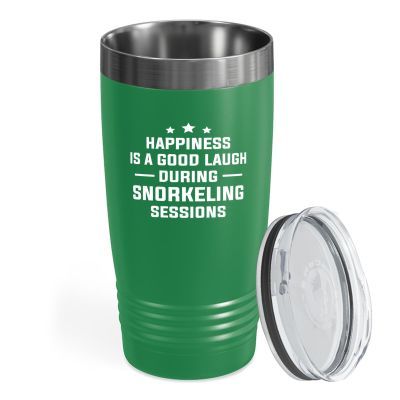 Hobby Tumbler 20oz Green -Snorkeling Sessions - Snorkeling Underwater Scuba Diver Scuba Diving Deep Diver Sea Enthusiast Snorkeler