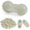 AGOOL Fishing Double Rattle Beads, 40pcs Catfish Rattles for Fishing Catfishing Rattles Catfish Rig Portable Plastic Fishing Beads Fishing Bells Accessory for Catfish Striper Bass Pompano view 1