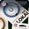 Lokai Silicone Beaded Bracelet for Men & Women, NFL Football Collection - Indianapolis Colts, Large - Silicone Jewelry Fashion Bracelet Slides-On for Comfortable Fit view 2