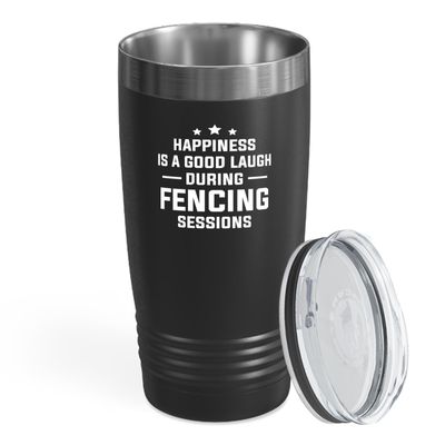 Hobby Tumbler 20oz Black -Fencing Sessions - Fencing Lovers Fencer Gifts Sport Fans Coach Swordsman Fighter Friend