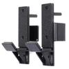 SYL Fitness J-Hooks for Squat/Power Rack - Available in 2"x2" and 3"x3", Heavy Duty J-Cups Barbell Holder with UHMV Pads (For 2"x2" Rack with 1/2" Hole) view 1
