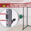 SYL Fitness J-Hooks for Squat/Power Rack - Available in 2"x2" and 3"x3", Heavy Duty J-Cups Barbell Holder with UHMV Pads (For 2"x2" Rack with 1/2" Hole) view 3