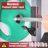 SYL Fitness J-Hooks for Squat/Power Rack - Available in 2"x2" and 3"x3", Heavy Duty J-Cups Barbell Holder with UHMV Pads (For 2"x2" Rack with 1/2" Hole) view 4