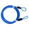 VekkEr Bike Lock,u Lock,Combination Bike Lock,Scooter Lock,Chain Lock Useful Strong Braided Professional Double Loop Cycling Lightweight Car Cover Steel Wiring 2 Meters Universal (Color : Blue) view 1