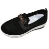 Ladmiple Sneakers For Women Black Walking Walking Shoes for Women Slip On Lightweight Sock Sneakers Non Slip Comfortable Casual Fashion Running Tennis Athletic Gym Shoes view 1