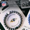 Lokai Silicone Beaded Bracelet for Men & Women, NFL Football Collection - Baltimore Ravens, Large - Silicone Jewelry Fashion Bracelet Slides-On for Comfortable Fit view 2