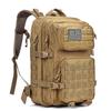 TELOSPORTS 45L Military Tactical Backpack Large Army Assault Pack Molle Bag Backpacks Hiking Treeking Rucksack (khaki) view 1