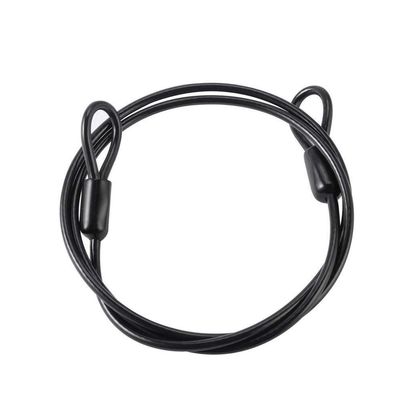 VekkEr Bike Lock,u Lock,Combination Bike Lock,Scooter Lock,Cable Steel Wire Rope 100cm/39'' for Outdoor Sports Bike Lock Bicycle Cycling Scooter Guard Security (Color : Black)