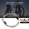 VekkEr Bike Lock,u Lock,Combination Bike Lock,Scooter Lock,Cable Steel Wire Rope 100cm/39'' for Outdoor Sports Bike Lock Bicycle Cycling Scooter Guard Security (Color : Black) view 3