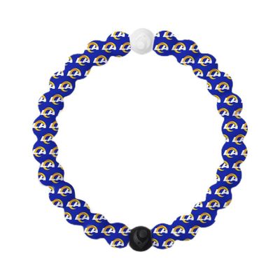 Lokai Silicone Beaded Bracelet for Men & Women, NFL Football Collection - Los Angeles Rams, Silicone Jewelry Fashion Bracelet Slides-On for Comfortable Fit