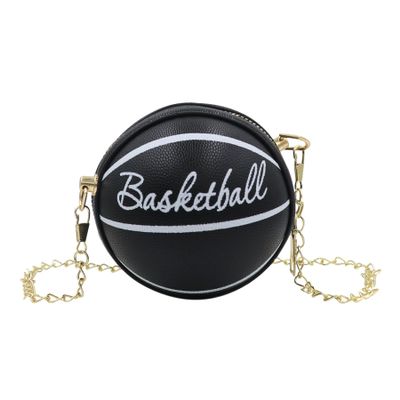 Amamcy Little Girls Basketball Letter Crossbody Purse Basketball Shape Purse Mini Round Ball Crossbody Purses Shoulder Bag