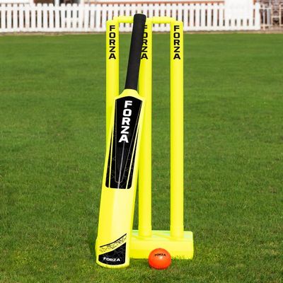 FORTRESS Garden Cricket Set - Available in 3 Sizes | Full Set or Half Set | Lightweight Cricket Equipment (Half Set | Senior (Full Size))