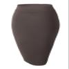 Urban CoCo Women's Elastic Waist Stretch Bodycon Midi Pencil Skirt (XL, Brown) view 3